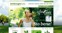 Desktop Screenshot of ambrogioitalia.com